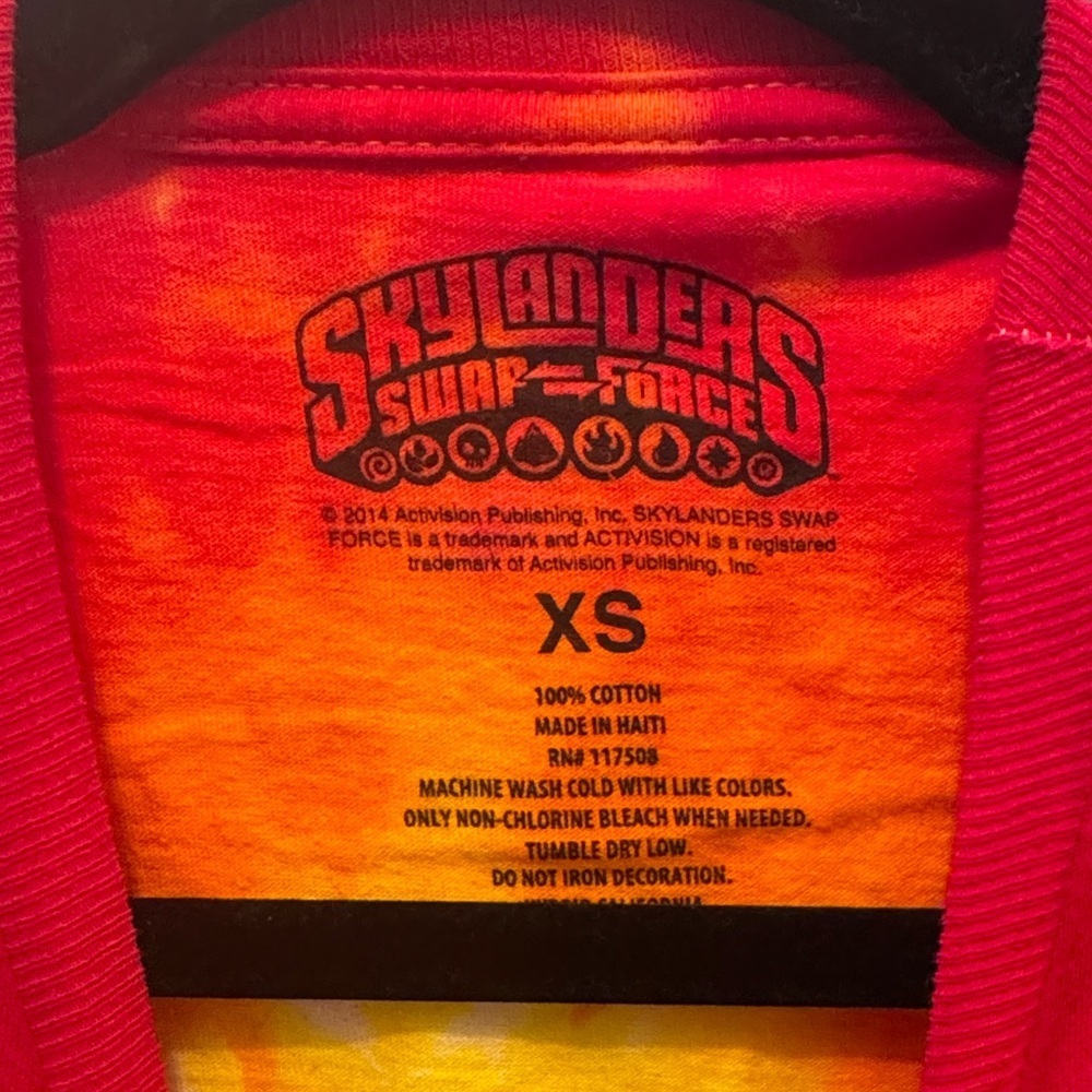 Kids Skylanders Tie-Dye T-Shirt - Picture 3 of 4
